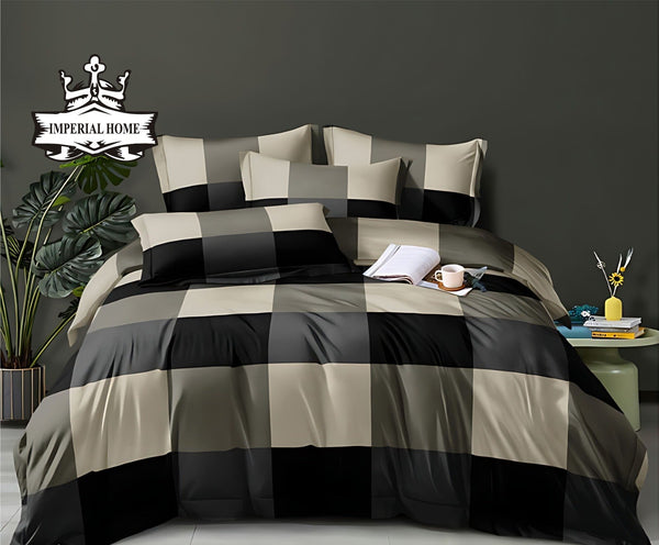 CHARCOAL DREAMS 3PCS - BEDSET - IMPERIAL FABRICS