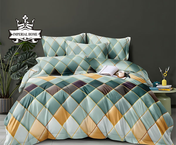 DIAMOND ELEGANCE 3 - PCS BED - SET - IMPERIAL FABRICS