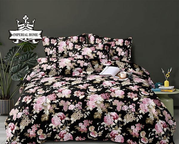 FLORAL ELEGANCE 3 - PCS BED - SET - IMPERIAL FABRICS