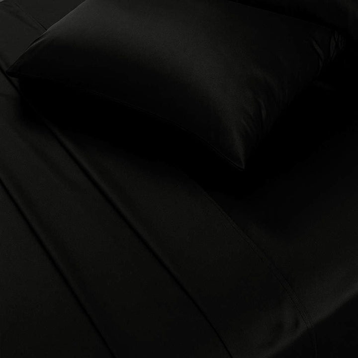 Midnight Luxe – 3PC Cotton Satin Bedsheet Set - IMPERIAL FABRICS