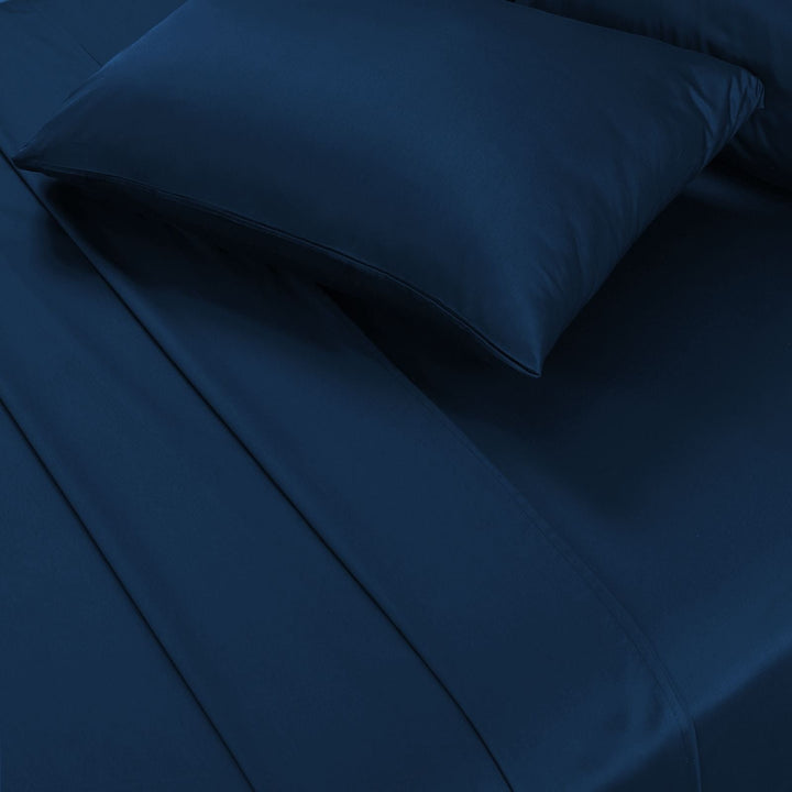 Ocean Night – 3PC Cotton Satin Bedsheet Set - IMPERIAL FABRICS