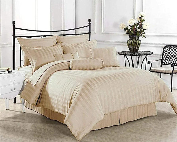 OFF - WHITE - STRIPE BEDSHEET 3 - SET - IMPERIAL FABRICS