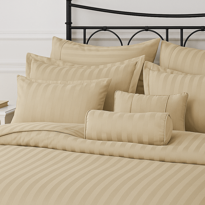 OFF - WHITE - STRIPE BEDSHEET 3 - SET - IMPERIAL FABRICS