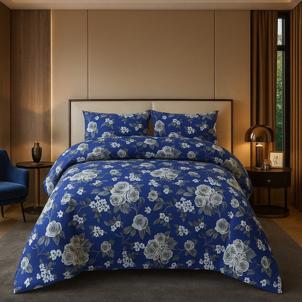 PEONY - STYLE FLOWERS 3 - PCS BEDSHEET - IMPERIAL FABRICS