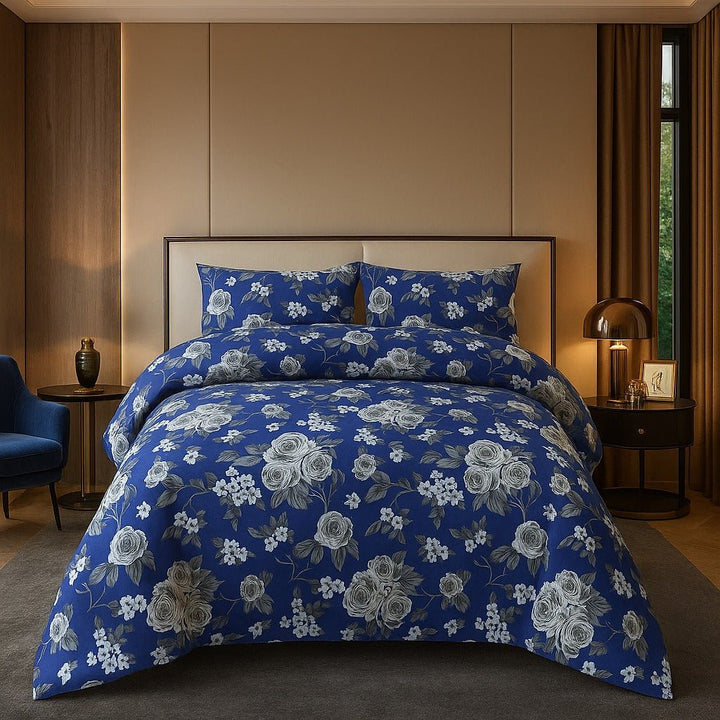 PEONY - STYLE FLOWERS 3 - PCS BEDSHEET - IMPERIAL FABRICS